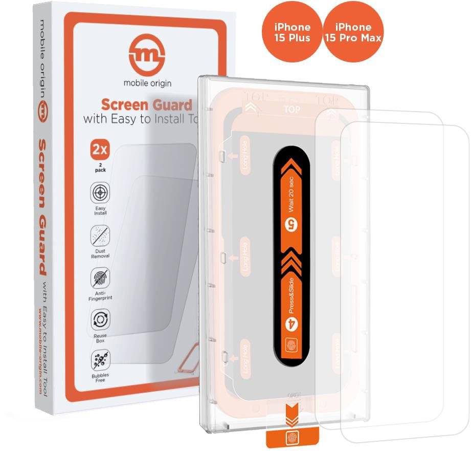Mobile Origin Orange Screen Guard iPhone 15 Pro Max / 15 Plus...