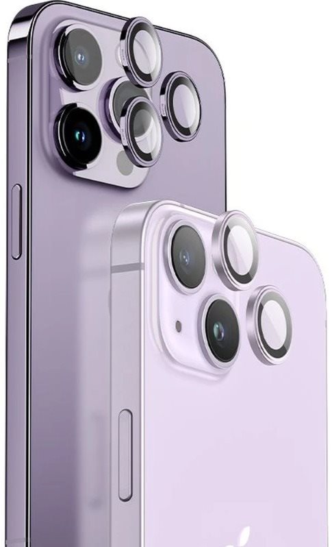 Blueo Sapphire Crystal Stainless Steel Camera Lens Protector Blue...