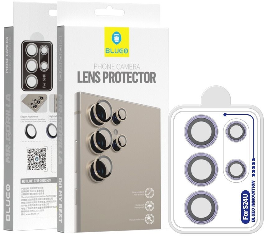 Blueo Camera Lens Protector Purple Samsung Galaxy S24 Ultra...