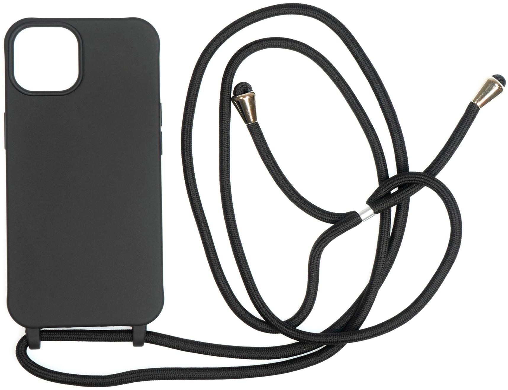 Mobile Origin Lanyard Case Black iPhone 14 Kryt na mobil
