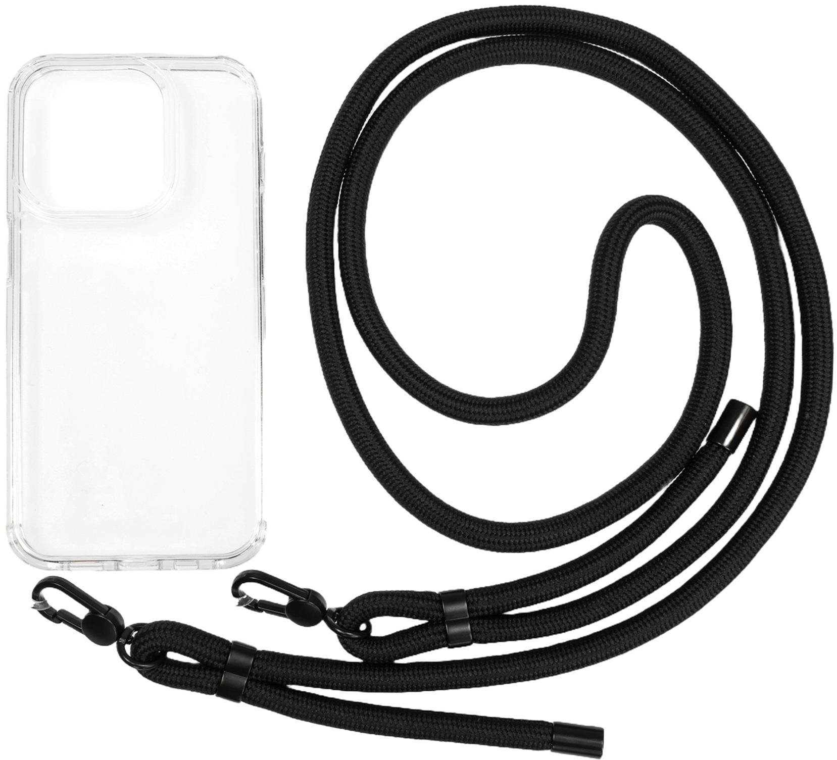 Mobile Origin Lanyard Case Clear iPhone 15 Pro tok Telefon tok