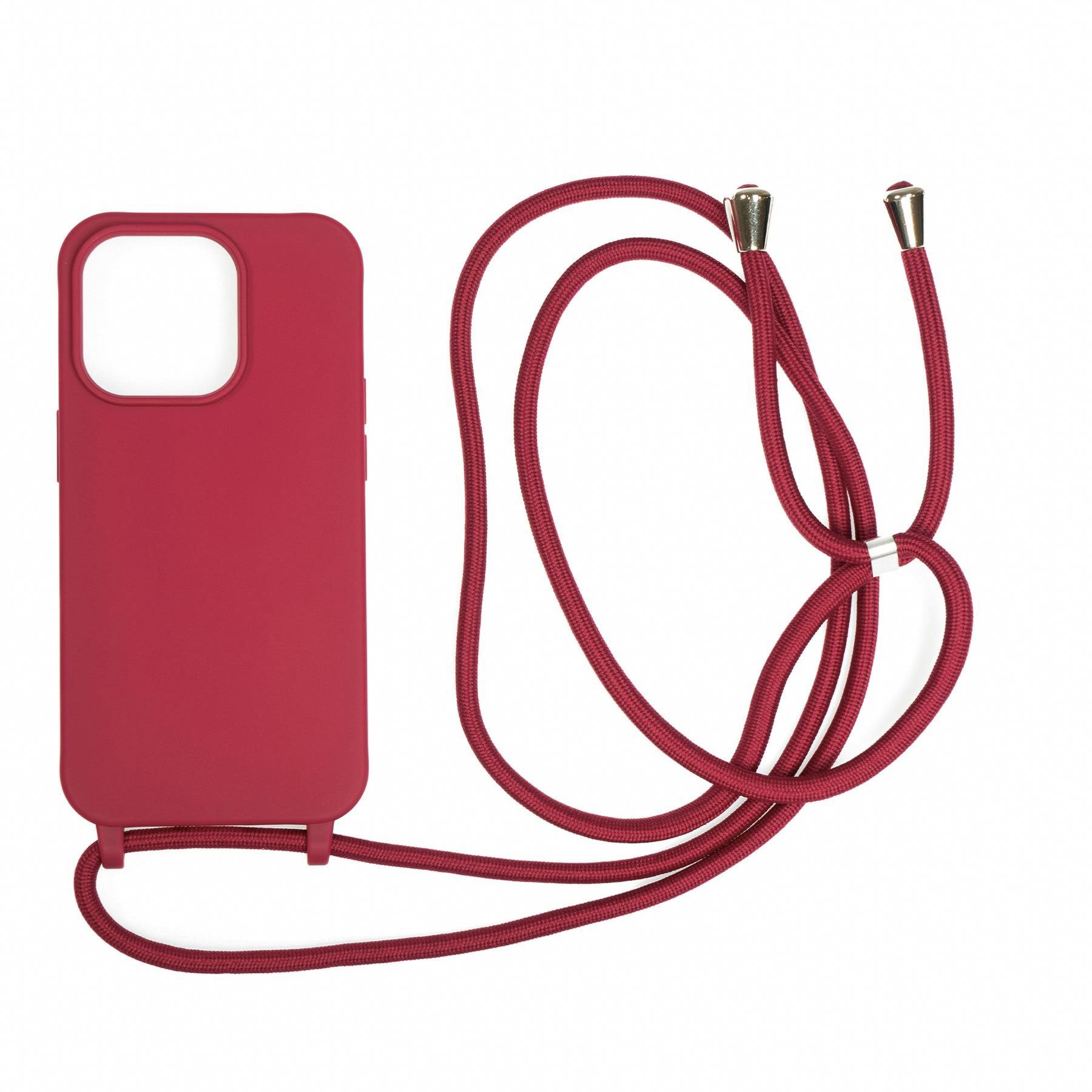 Mobile Origin Lanyard Case Cherry iPhone 14 Pro Kryt na mobil