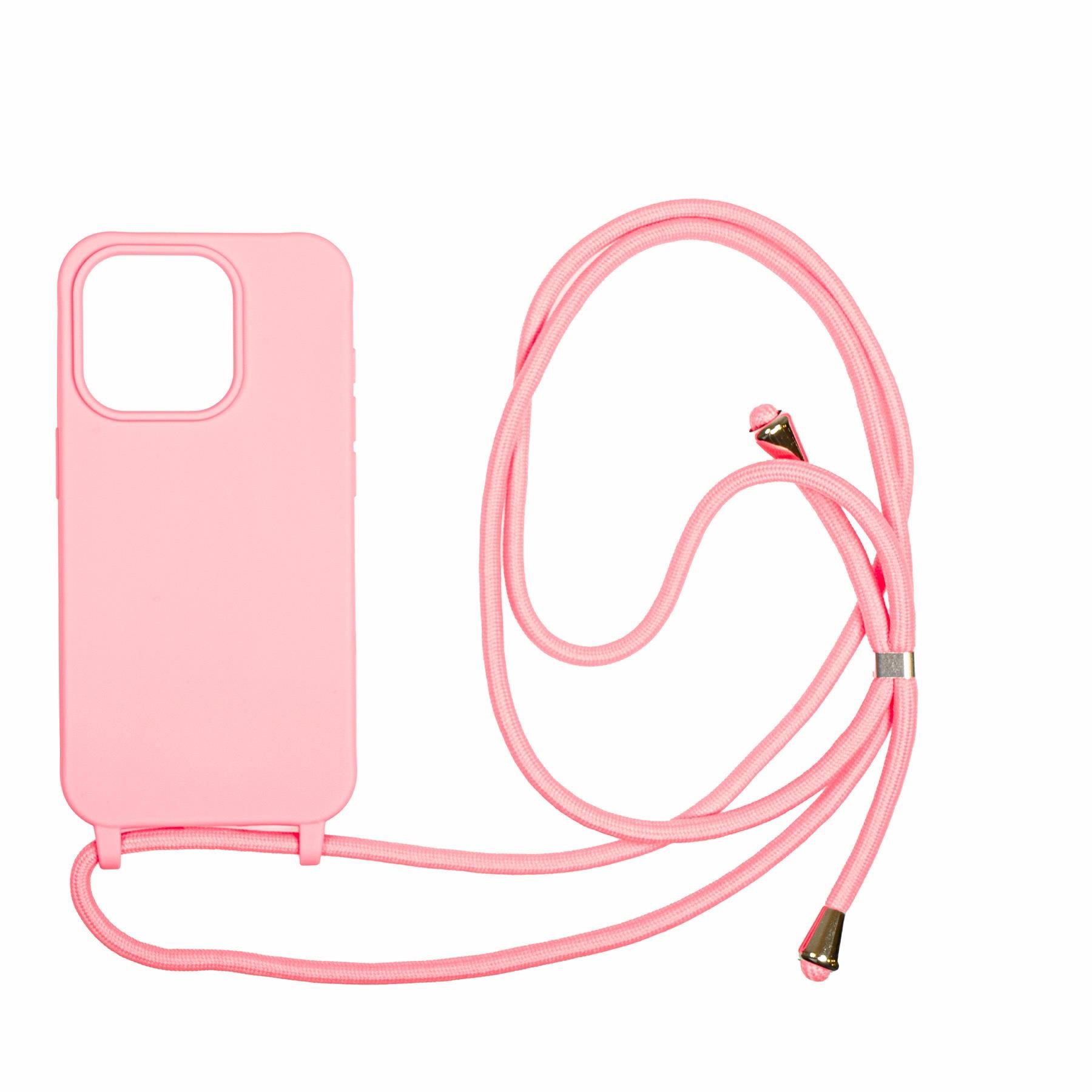 Mobile Origin Lanyard Case Pink iPhone 15 Pro Kryt na mobil