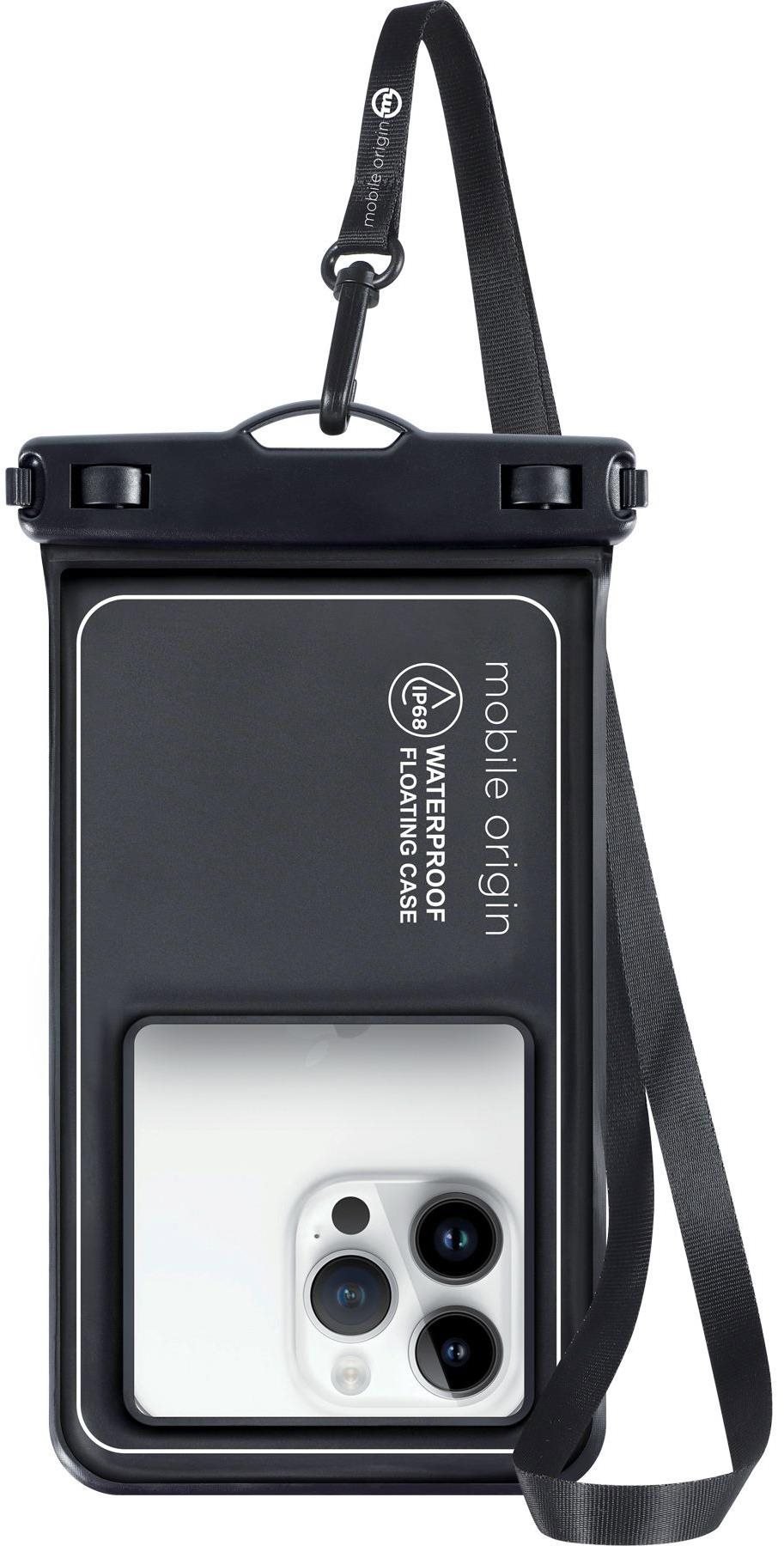 Mobile Origin Waterproof Floating Case 6.8" Black/White...