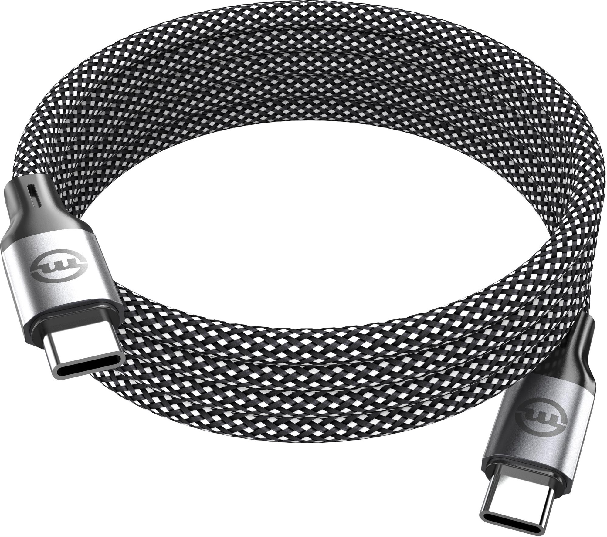 Mobile Origin Magnetic cable USB-C to USB-C 1m Black Adatkábel