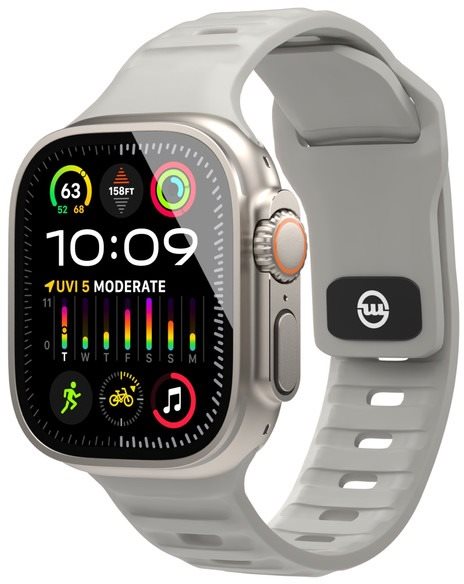 Mobile Origin Strap Light Gray Apple Watch 49mm/45mm/44mm/42mm...
