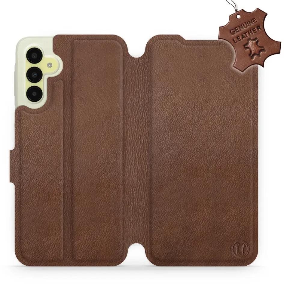 Mobiwear flip kožené pre Samsung Galaxy A15/A15 5G – Hnedé – L_BRS...