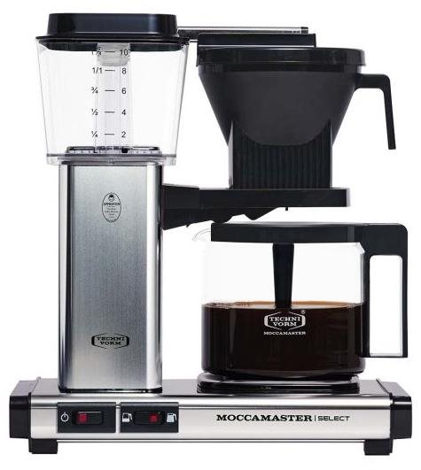 Moccamaster KBG 741 Select Polished Silver Filteres kávéfőző