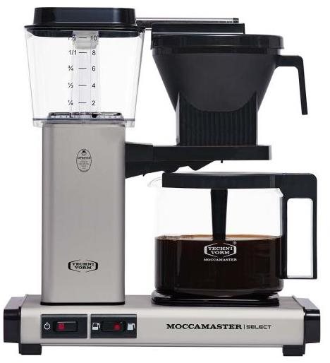 Moccamaster KBG 741 Select Matt silver Filteres kávéfőző