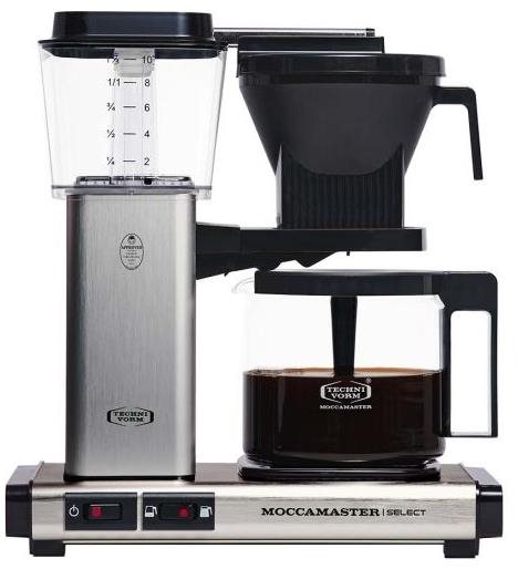 Moccamaster KBG 741 Select Silver brushed Filteres kávéfőző