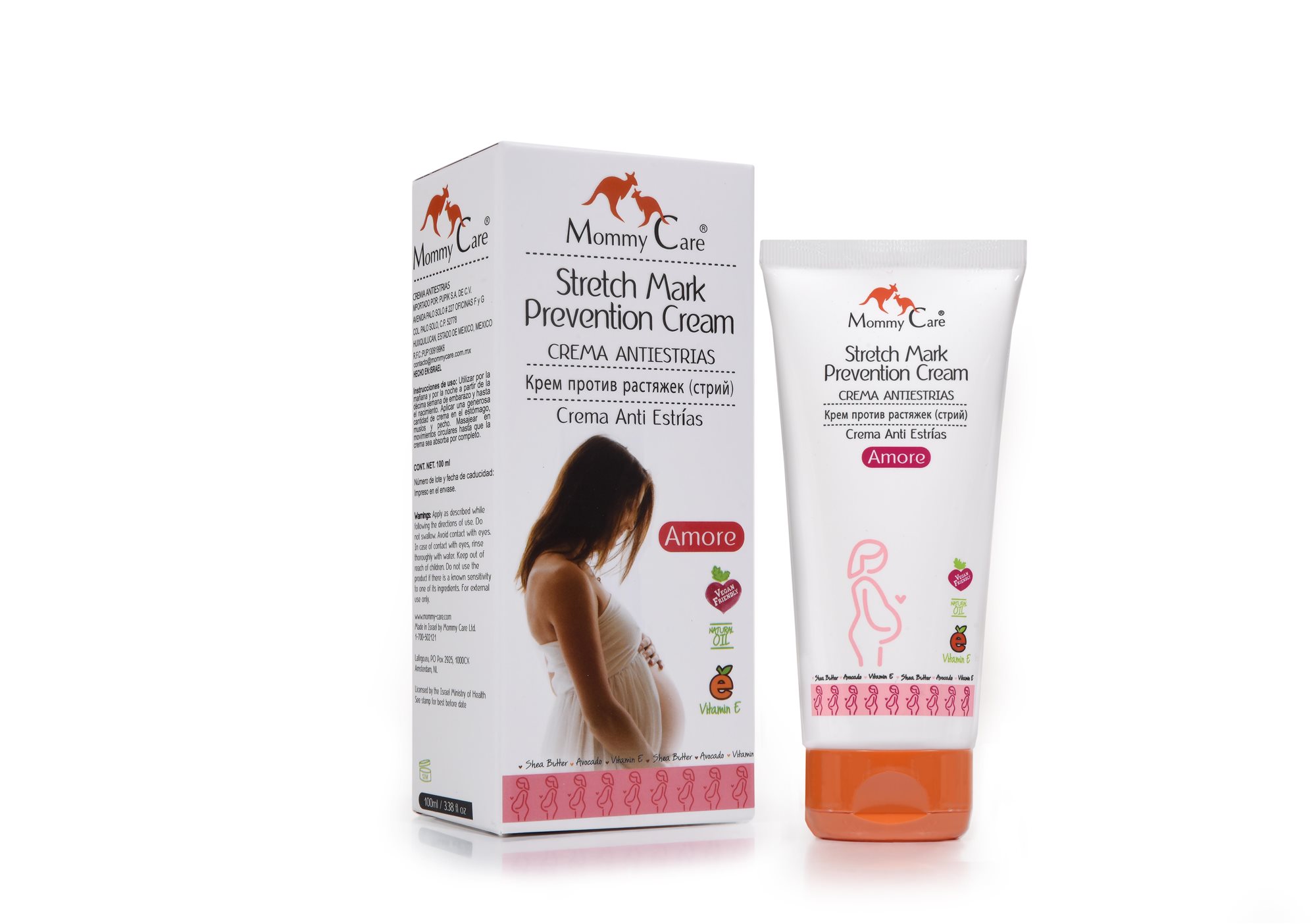 Mommy Care prírodný krém na strie, 100 ml Telový krém