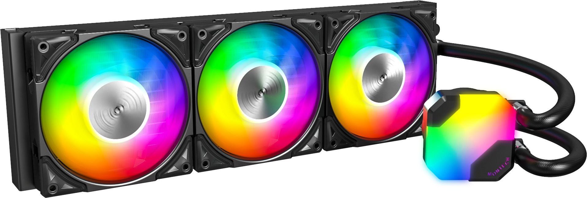 Montech Hyper Flow ARGB 360 Black Vodné chladenie