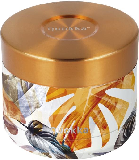 Quokka Nerezová dóza na jedlo Whim Autumn, 360 ml Desiatový box