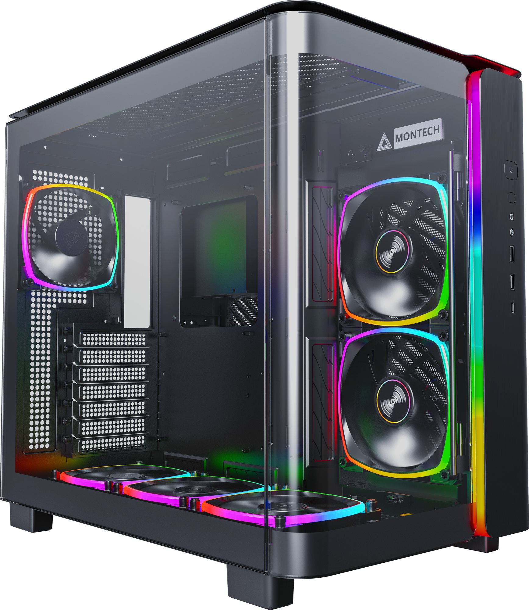 Montech KING 95 PRO Black Számítógépház