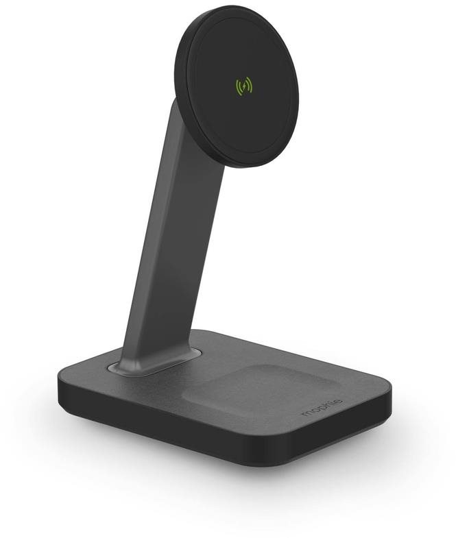 Mophie Snap+ 2 v 1 čierna MagSafe bezdrôtová nabíjačka
