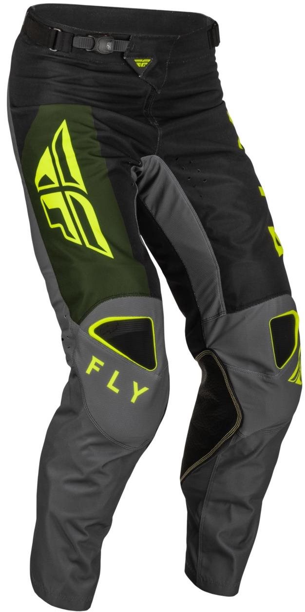 Fly Racing nohavice Kinetic Jet, 2023 čierna/zelená/hi-vis veľkosť...
