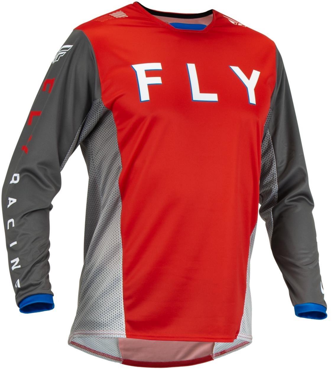 Fly Racing dres Kinetic Kore, 2023 červená/sivá 2XL Motokrosový dres
