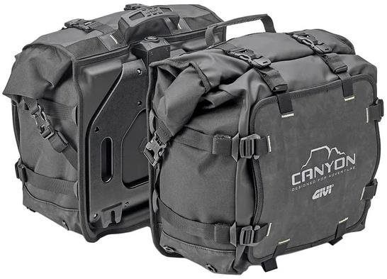 Givi GRT720 voděodolné boční brašny černé 2×25l, řada Canyon pro...