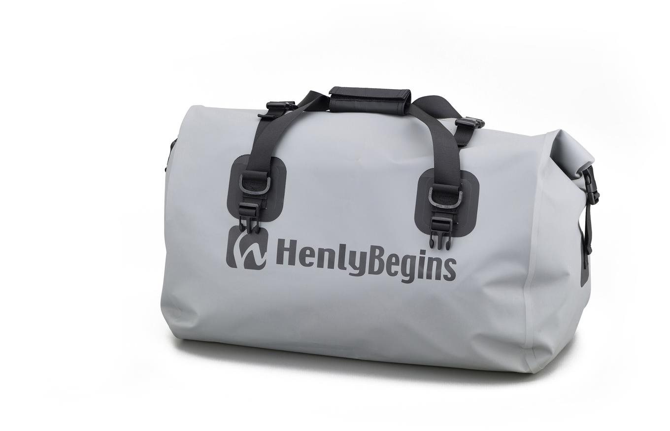 Henlybegins vodotesná taška na sedadlo spolujazdca, sivá, objem 60...