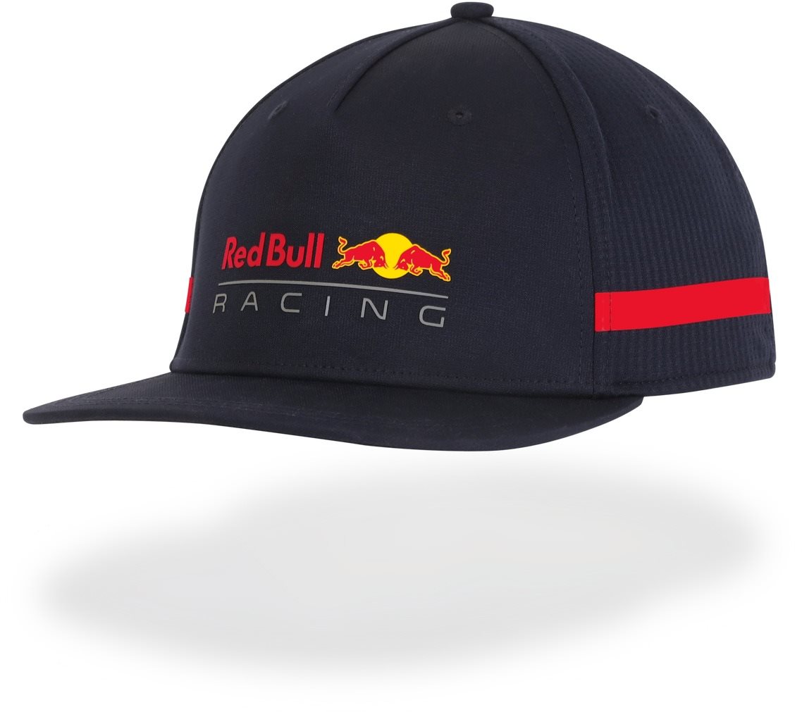 Red Bull Racing Stripe Flat Cap Šiltovka