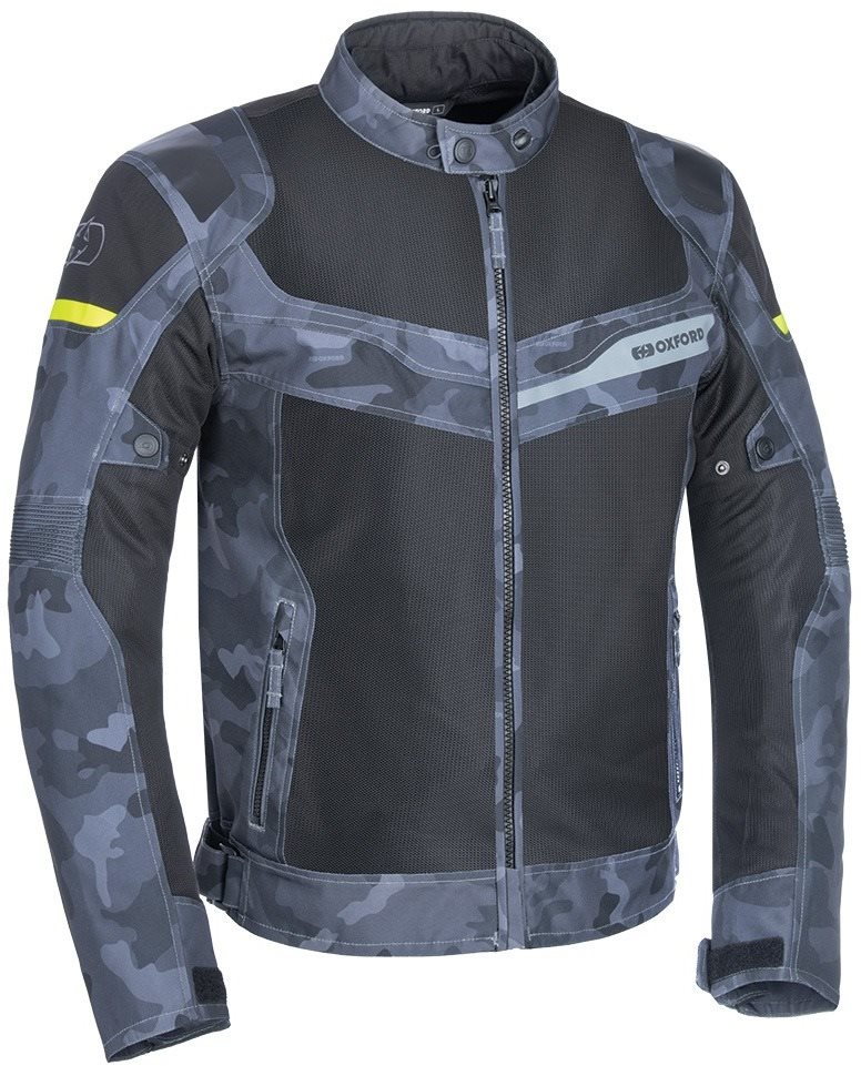 Oxford Dakar D2D Air, sivá maskáčová, 5XL Motorkárska bunda