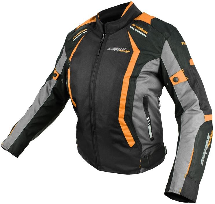 Cappa Racing Bunda dámská Arezzo oranžová XL Motoros kabát