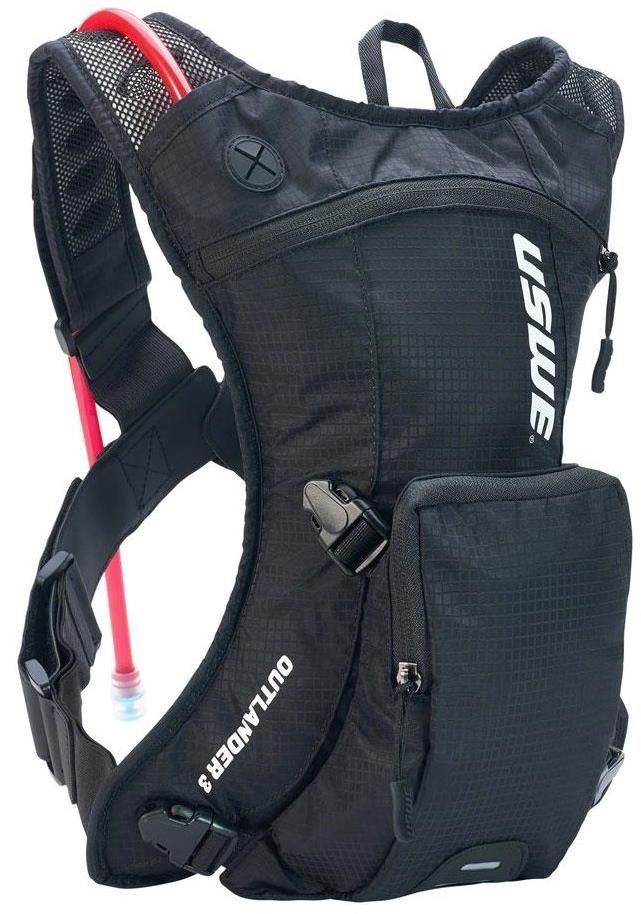 USWE Enduro Outlander 3, čierny, objem 3 l, hydrobag 1,5 l Moto batoh