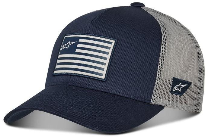 Alpinestars Flag Snap Hat modrá/sivá Šiltovka