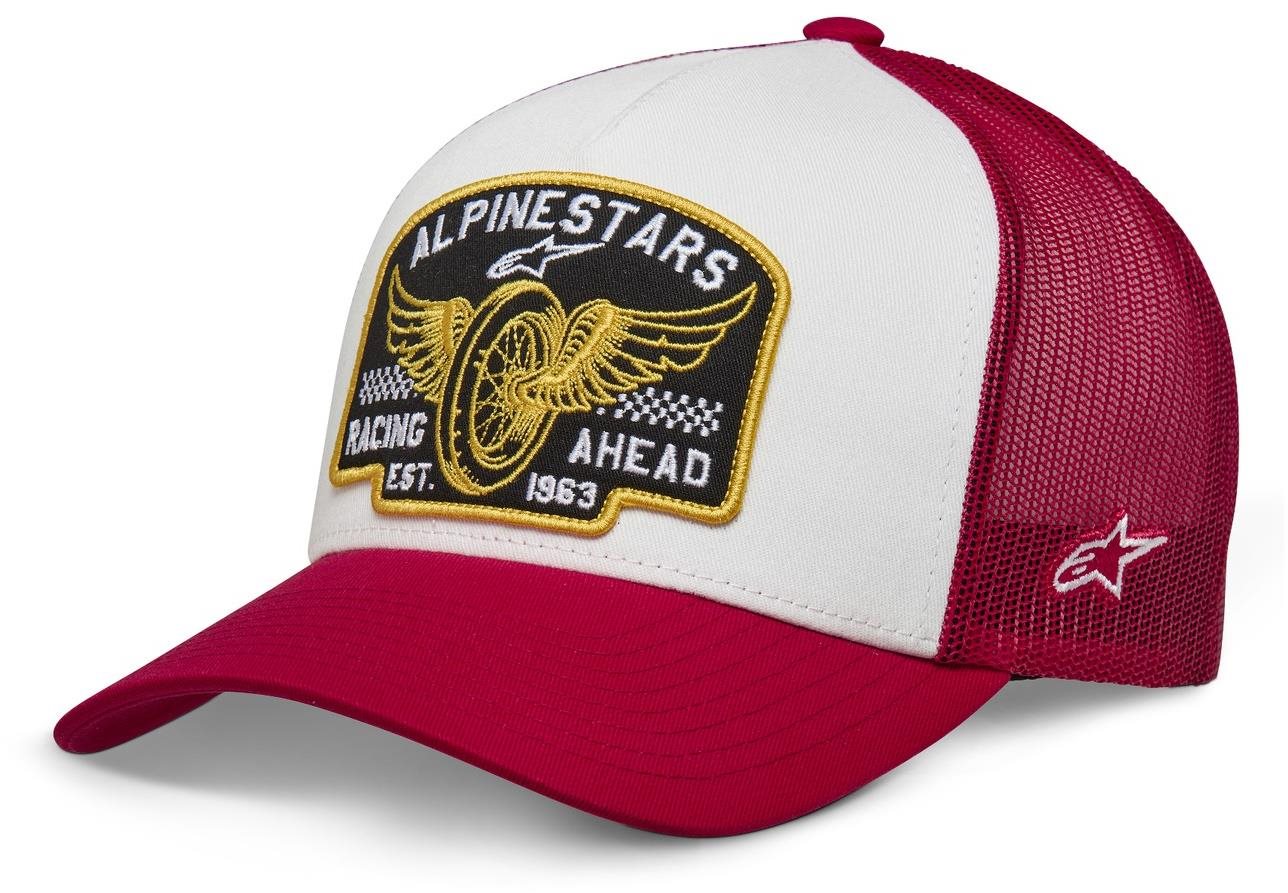 Alpinestars Heritage Patch Trucker biela/červená Šiltovka