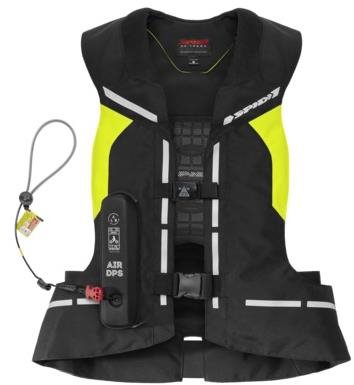 SPIDI AIR DPS CE celotelová, čierna/žltá fluo, veľkosť L Airbagová...