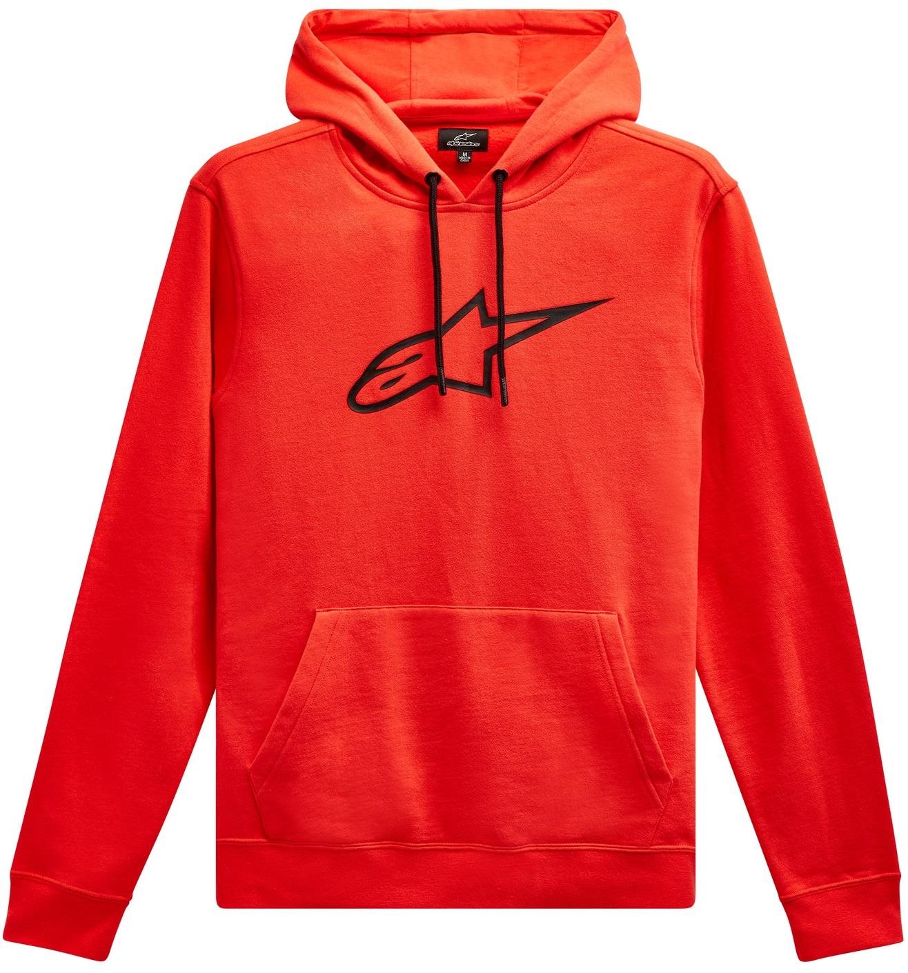 ALPINESTARS mikina Ageless 2 Hoodie, červená fluo/čierna, veľkosť...