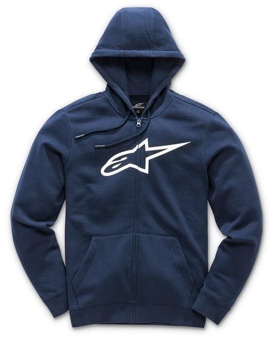 ALPINESTARS mikina Ageless II Fleece, modrá/biela, veľkosť S Mikina