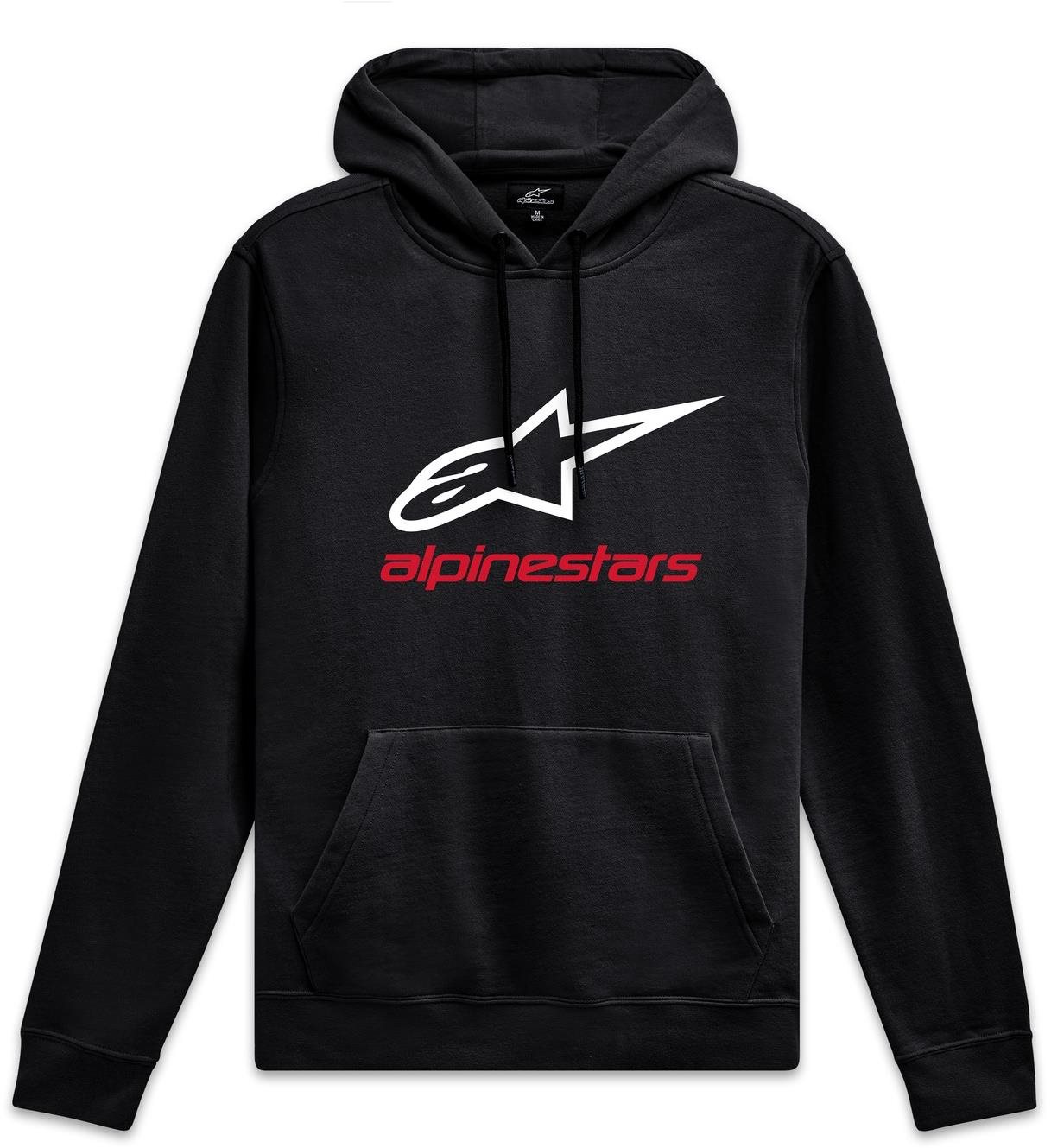 ALPINESTARS mikina Always 2.0, čierna/biela/červená, veľkosť S Mikina