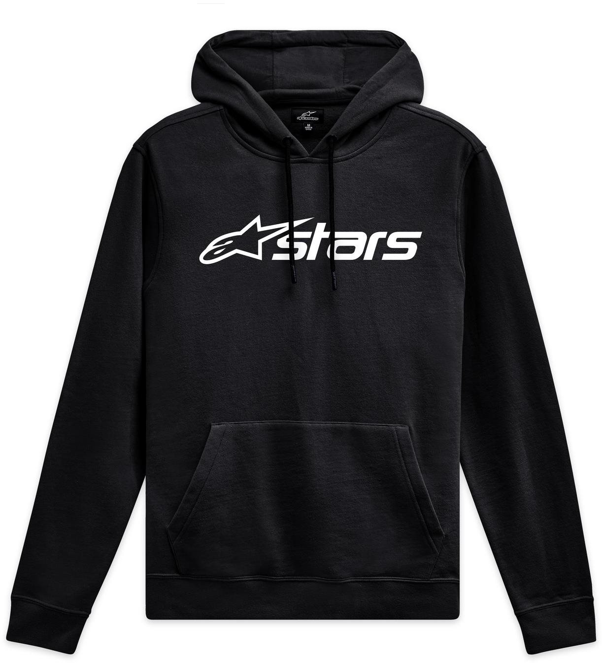 ALPINESTARS mikina Blaze 2.0, čierna/biela, veľkosť XL Mikina