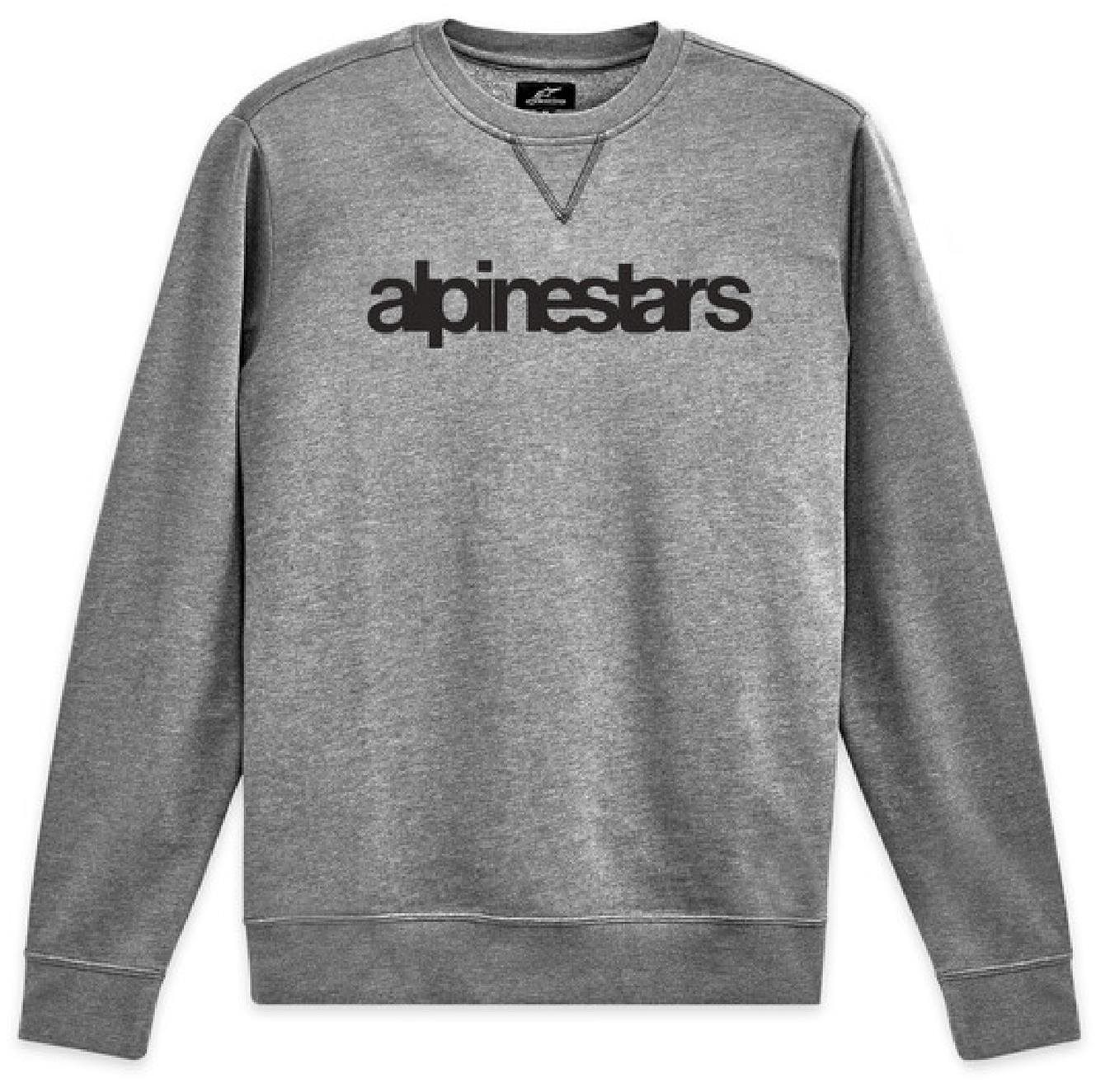 ALPINESTARS mikina Mondial Crew, sivá, veľkosť XL Mikina