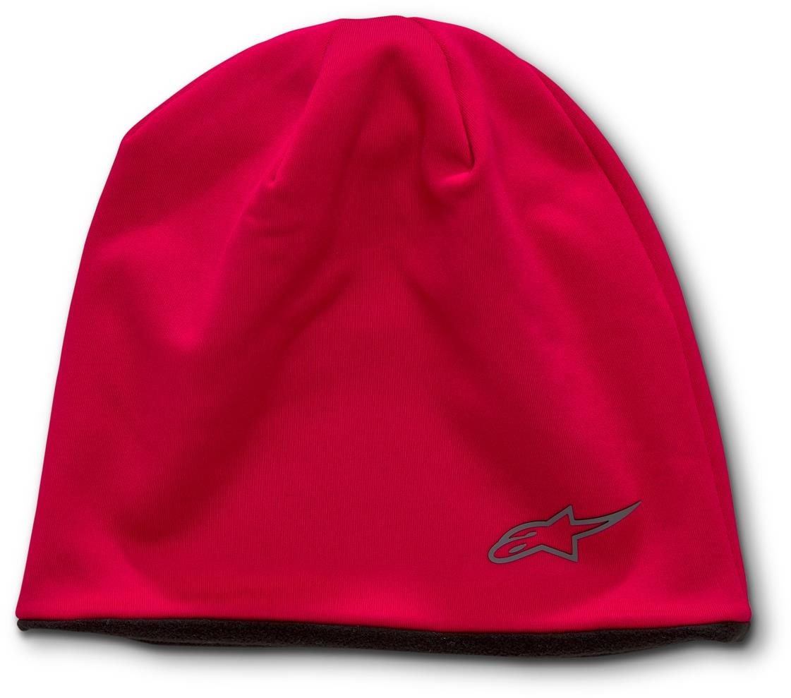 ALPINESTARS čiapka Tech Beanie, červená/čierna Zimná čiapka