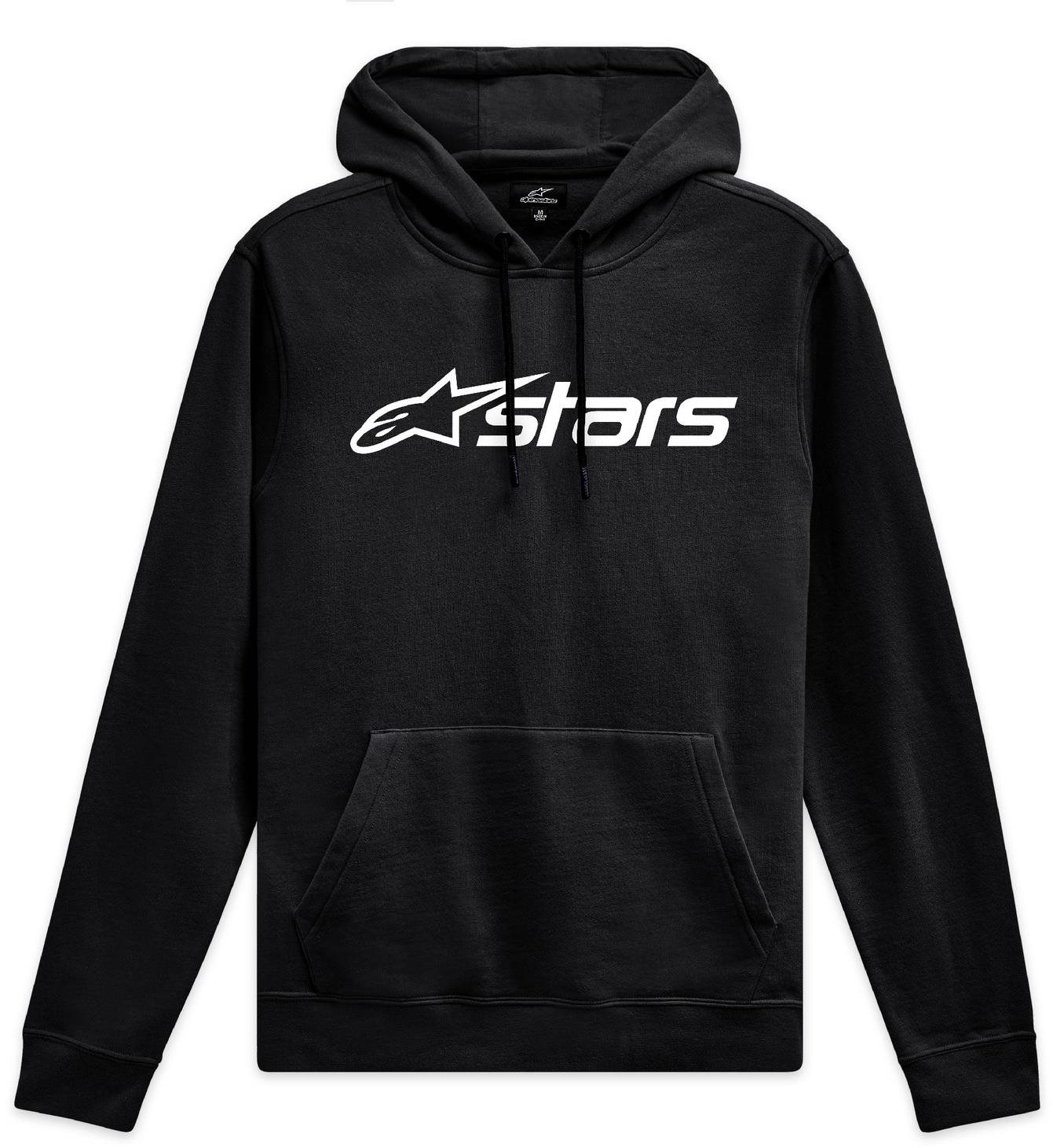 APLINESTARS mikina Blaze Hoodie 3, čierna/biela, veľkosť XL Mikina