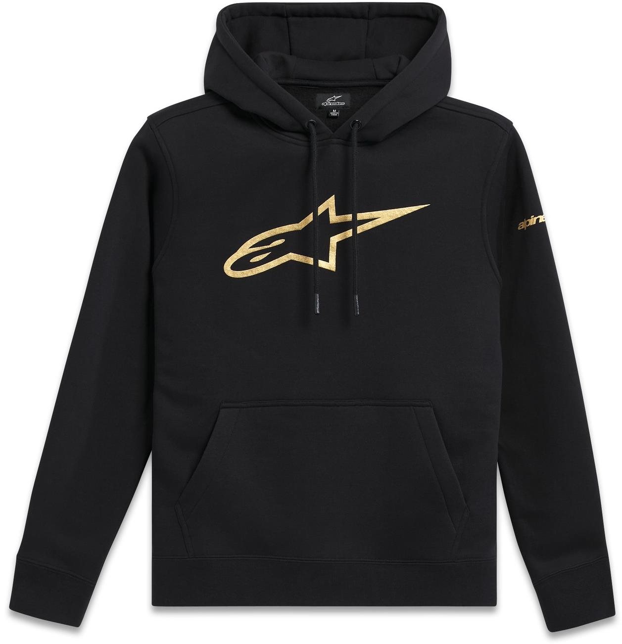 APLINESTARS mikina Gilded Hoodie, čierna/zlatá, veľkosť M Mikina