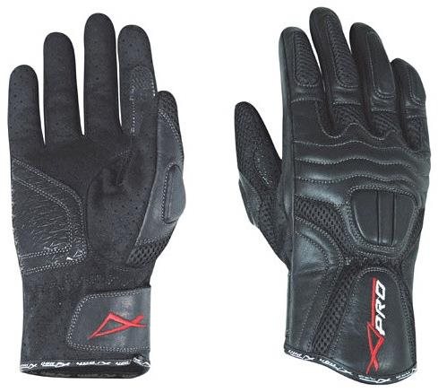 A-PRO KEYMONT čierne kožené moto rukavice 3XL Rukavice na motorku