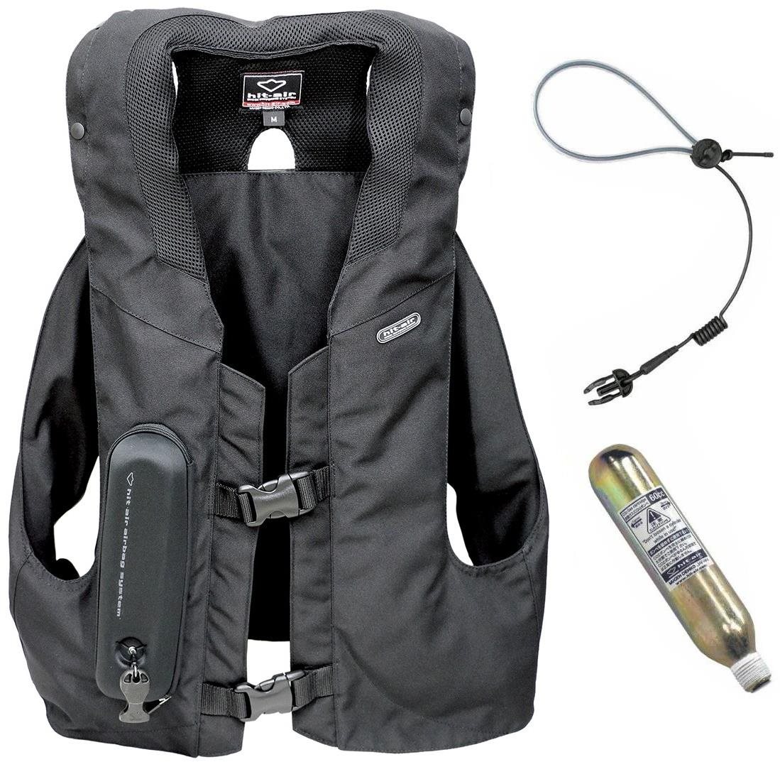 Hit-Air MLV 2H airbag vesta čierna – veľkosť: XS Airbagová vesta