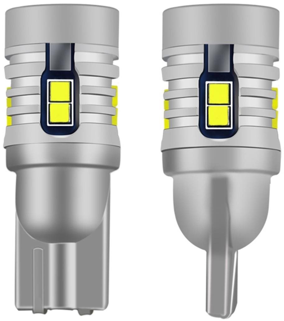 LED žiarovka CSP2020 T10 12 V 9SMD biela LED autožiarovka