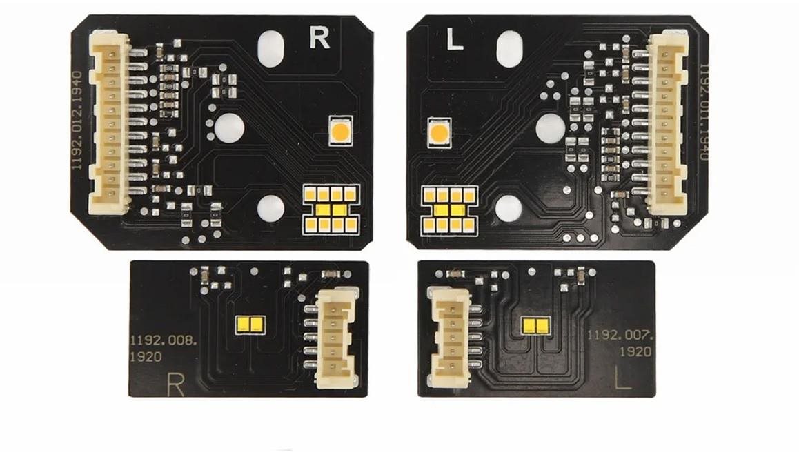 SEFIS Sada žltých LED modulov na denné svietenie G22/G23/G26 LED...