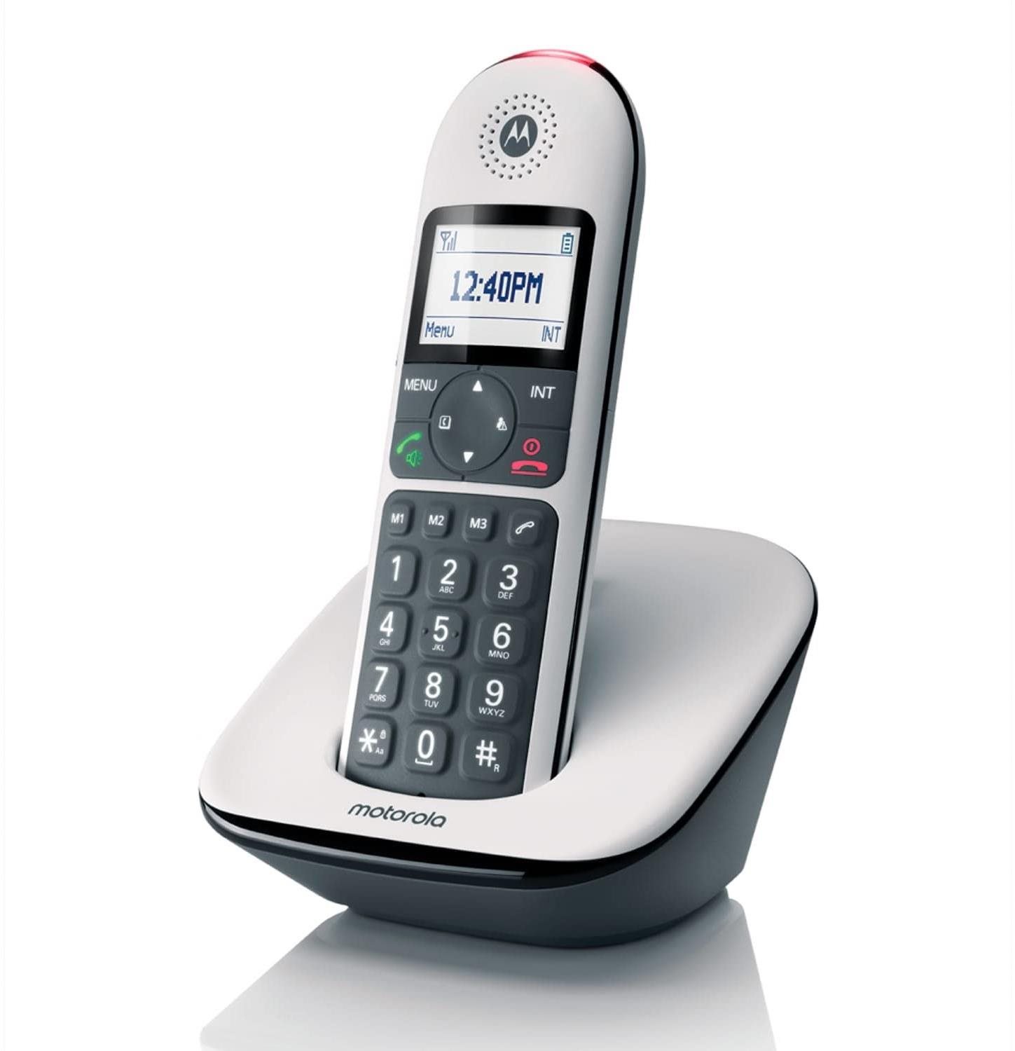 Motorola CD5001 White Senior – BigKeys – Earing compatible Telefón...