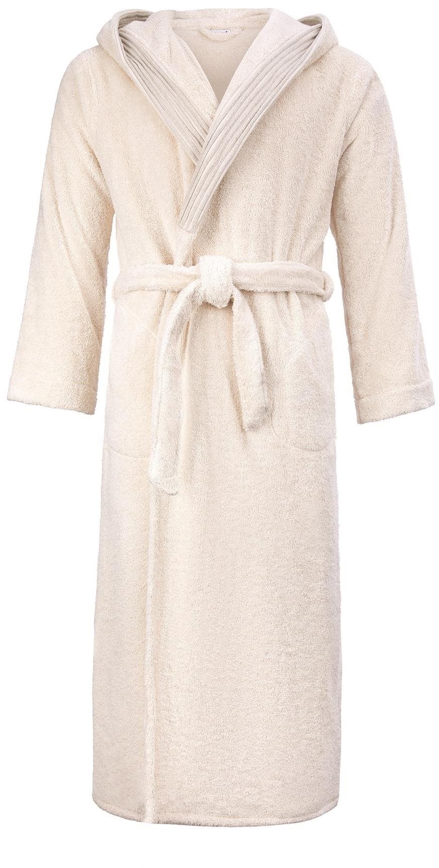 Möve Dlhý bavlnený župan s kapucňou WELLNESS, L Župan