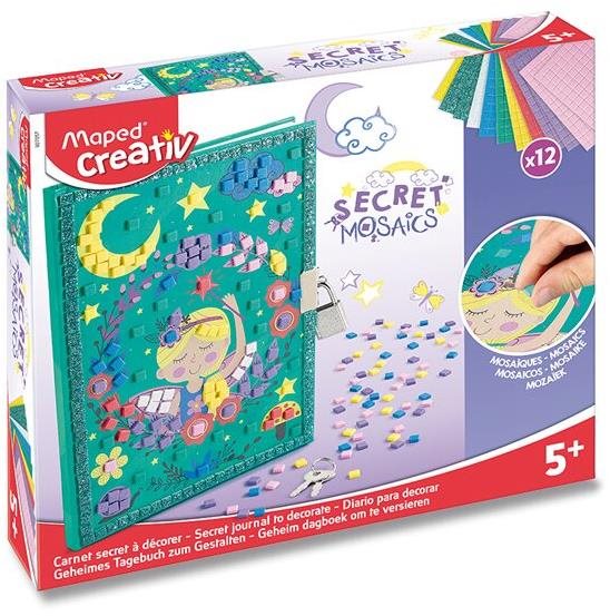 MAPED Secret Mosaics – Secret Diary kreatívna súprava Kreatívna sada