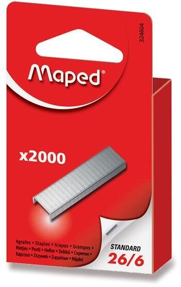 MAPED 26/6 – balenie 2 000 ks Spony do zošívačky