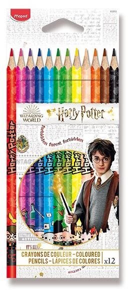 MAPED Harry Potter, 12 farieb Pastelky