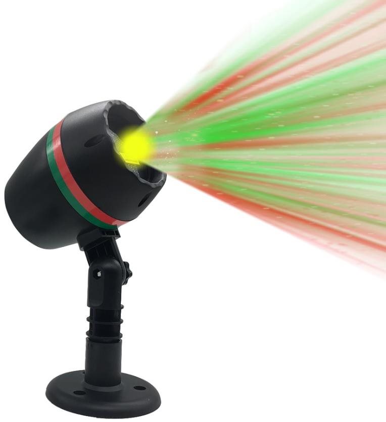 LED vianočný laser projektor RG, iPRO, 5 W, červená, zelená LED...