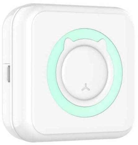 Prenosná smart mini tlačiareň – zelená Termotlačiareň