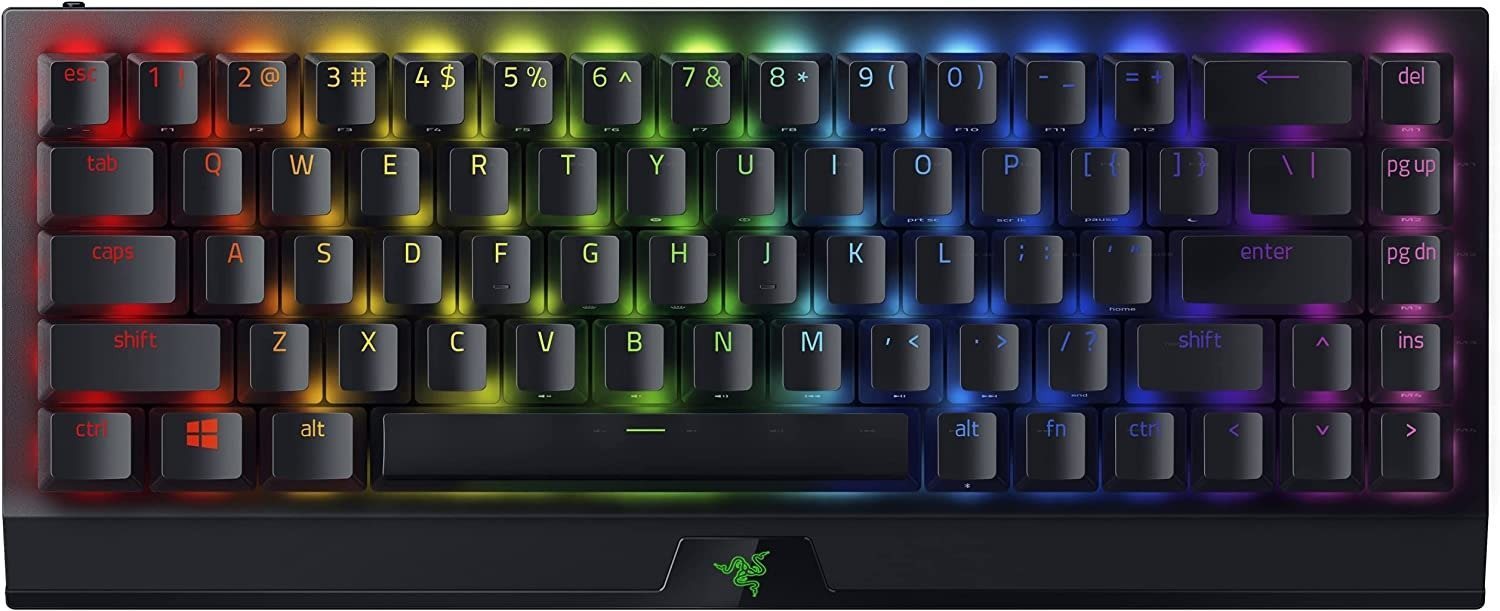 Razer BLACKWIDOW V3 MINI HyperSpeed Wireless (Yellow Switch) – US...